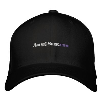 AmmoSeek Logo Hat Embroidered Baseball Cap by mrchubbs