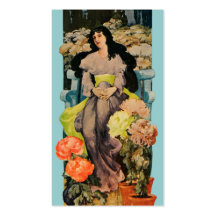 Among the Chrysanthemums Business Card