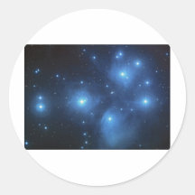 AMONG THE STARS ROUND STICKERS