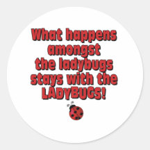 amongst the ladybugs sticker