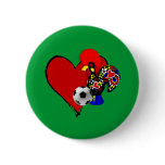 Amor, Barcelos, Futebol - Deus é Maravilhoso Button
