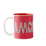 Amor Candy Heart Red Mug