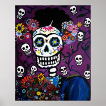 AMOR dia de los muertos Posters