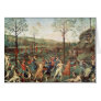 Amor Fight Against Chastity By Perugino Pietro Greeting Cards