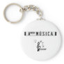 Amor Musica Notes Keychains
