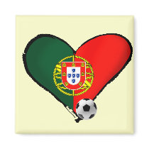 Amor, Portugal e Futebol - O que mais vôce quer ? magnets