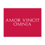 Amor Vincit Omnia Postcard