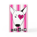 Amore Bull Terrier Card