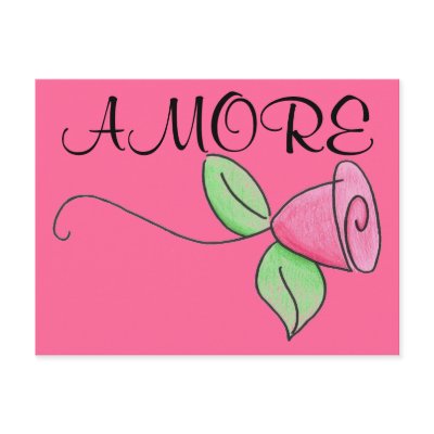 AMORE POSTCARD by sammimlamv