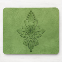 Amoroso: AGED PARCHMENT in Green Mousepads