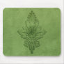 Amoroso: AGED PARCHMENT in Green Mousepads