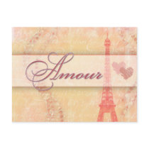 Amour in Paris Postcards