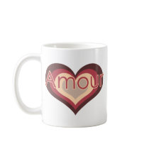 Amour Love for Valentines Day Coffee Mug