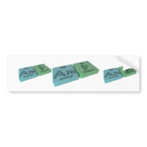 Amp as Am Americium and P Phosphorus Bumper Sticker