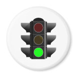 Ampel traffic light grün green kühlschrankmagnet