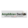 Amphibian Decline Bumper Stickers