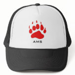 ams png red, AMS Trucker Hat