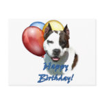 AmStaff Happy Birthday Balloon. Post Cards