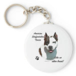 AmStaff Like No Other Breed Keychain