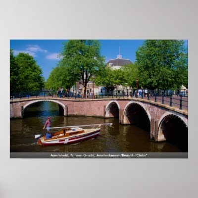 Amstelveld, Prinsen Gracht, Amsterdam Poster by beautifulclicks