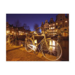 Amsterdam at night  in Amsterdam Netherlands Post Cards