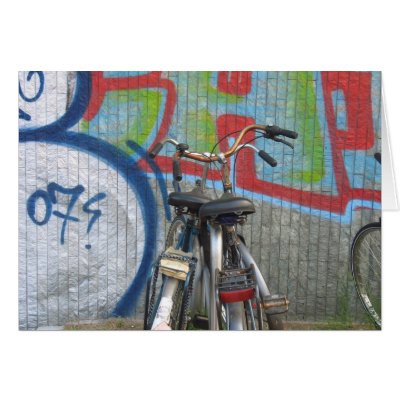 Amsterdam Bikes Greeting Card by hollandshop