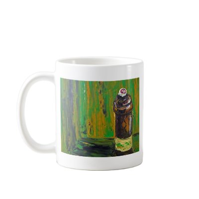 amsterdam blonde bottle painting coffee mugs by rogueartist