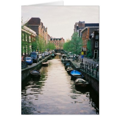Amsterdam Canal 2 Greeting Card by rukeman