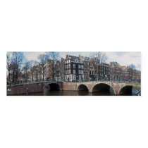 Amsterdam Canal Houses & Bridges Holland Bookmark