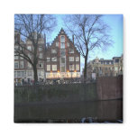 Amsterdam Canal Houses Fridge Magnets