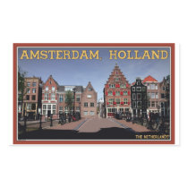Amsterdam Canal Houses Stickers
