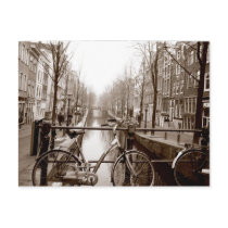 Amsterdam Canal Post Card