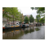 Amsterdam Canal Postcard