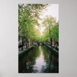 Amsterdam Canal Poster