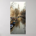 Amsterdam Canal Poster posters