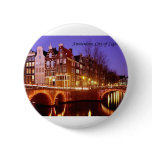 Amsterdam, City of Lights (by St.K.) Buttons