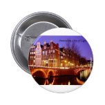 Amsterdam, City of Lights (by St.K.) Buttons
