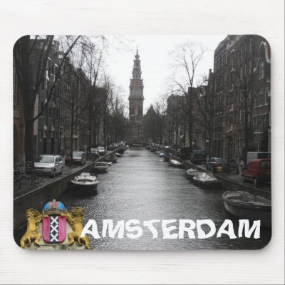 Amsterdam City View Zuiderkerk Mousepad by hollandshop
