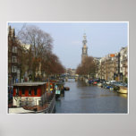 Amsterdam Cityscape Poster