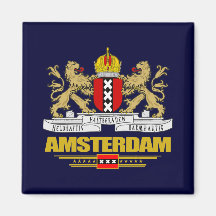 Amsterdam COA Refrigerator Magnet
