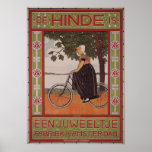 AMSTERDAM FABRIEK Vintage Art Bicycle Poster posters