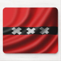 Amsterdam Flag Mouse Pads