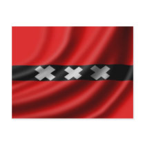 Amsterdam Flag Post Card
