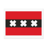 Amsterdam Flag Postcard