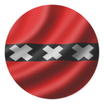 Amsterdam Flag Stickers