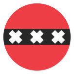Amsterdam Flag stickers
