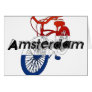 Amsterdam Holland Netherlands Cycling Card