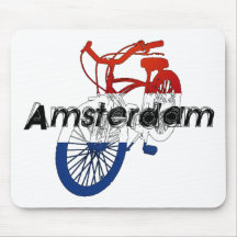 Amsterdam Holland Netherlands Cycling Mouse Mat