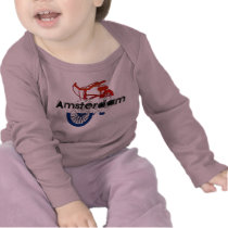 Amsterdam Holland Netherlands Cycling Tees