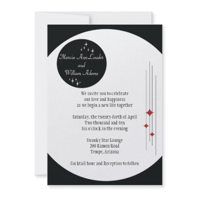 Amsterdam Invitation: Crimson by PoshBetty
